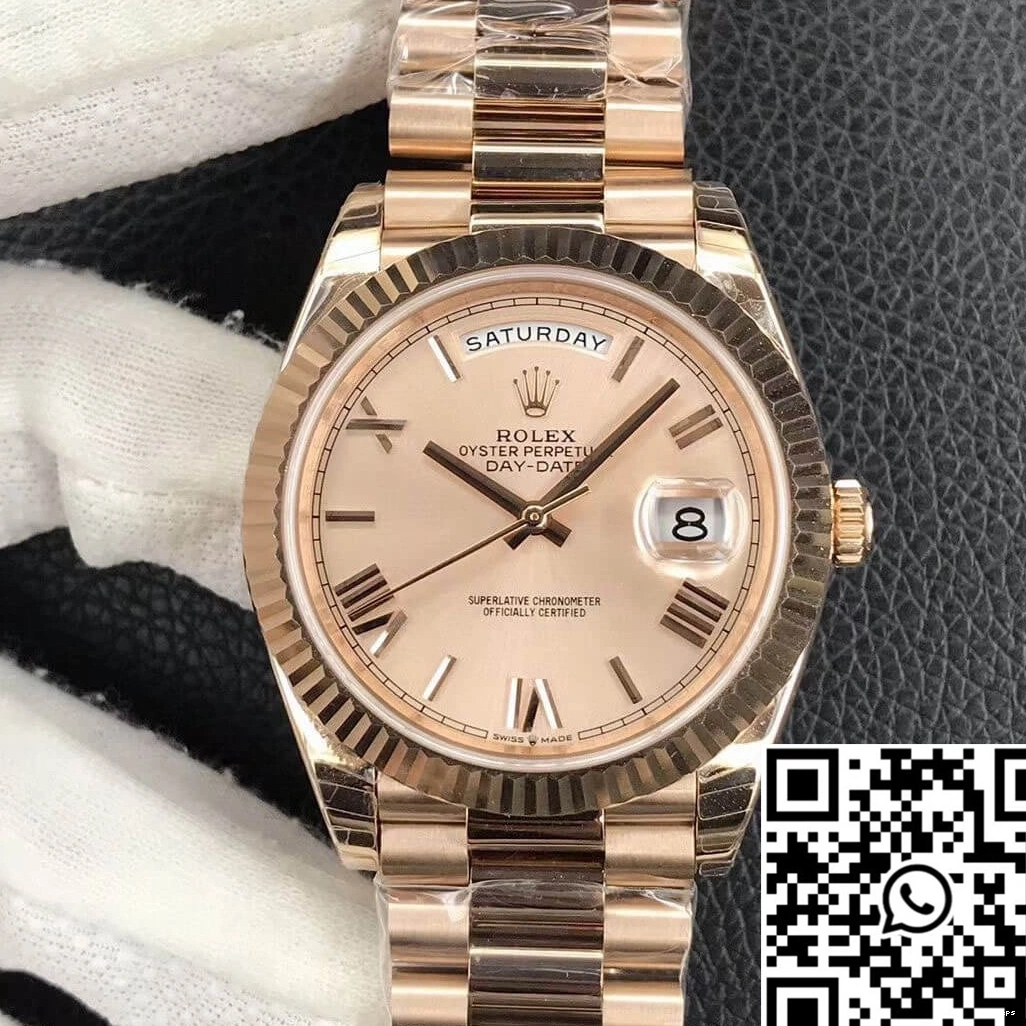 973 Rolex EW RelaxedFit Factory M228238-0006 Rose Day-Date Gold 0822